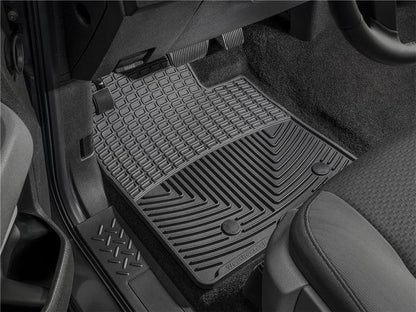 WeatherTech 10+ Lincoln MKZ Front and Rear Rubber Mats - Black