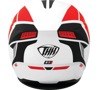 THH Helmets T810S Hayate Pearl White/Red - XS