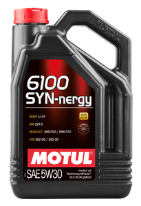 Motul 5L Technosynthese Engine Oil 6100 SYN-NERGY 5W30 - VW 502 00 505 00 - MB 229.5