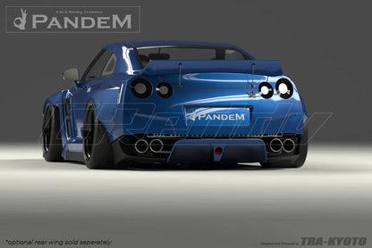 GReddy 09+ Nissan GT-R R35 Pandem Rear Side Diffuser Dry Carbon (Special Order)