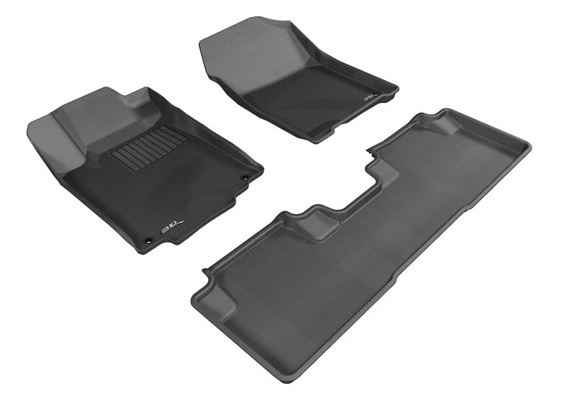 3D MAXpider 12-16 Honda CR-V Kagu Black Full Set