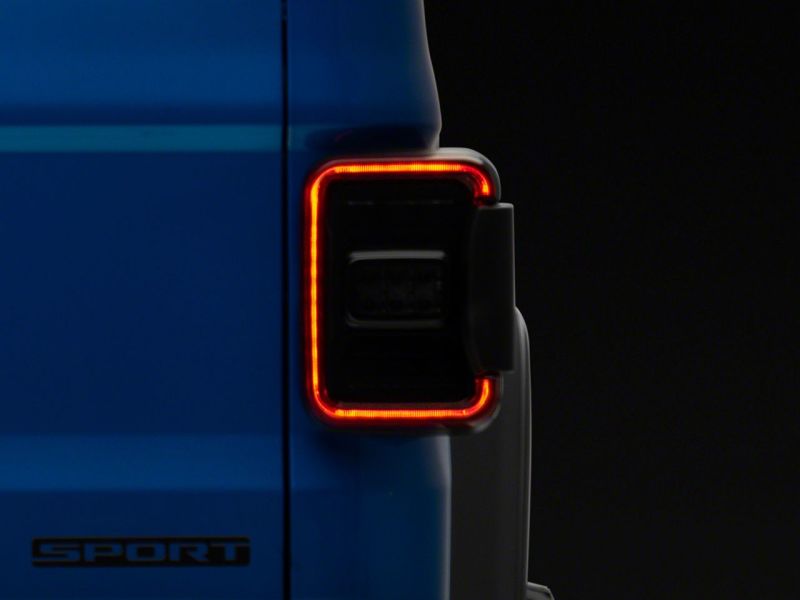 Raxiom 20-23 Jeep Gladiator JT w/ Factory Halogen LED Tail Lights- Black Housing (Smoked Lens)