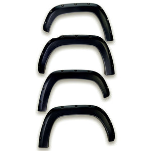 EGR 11-15 Ford Super Duty Bolt-On Look Color Match Fender Flares - Set - Carbon Black