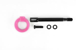 Perrin 08-14 Subaru WRX/STI Tow Hook Kit (Front) - Hyper Pink