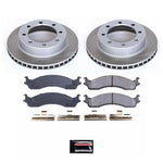 Power Stop 95-97 Ford F-350 Front Semi-Coated Rotor Kit