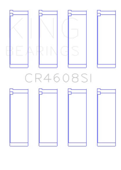 King Engine Bearings Toyota 2ZZ-GE (Size .025) Connecting Rod Bearing Set (Set of 4)