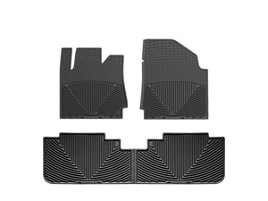 WT Rubber Mats - Front - Blk