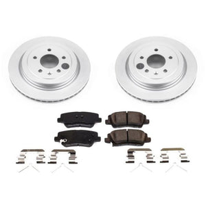 Power Stop 16-18 Cadillac ATS Rear Z17 Evolution Geomet Coated Brake Kit