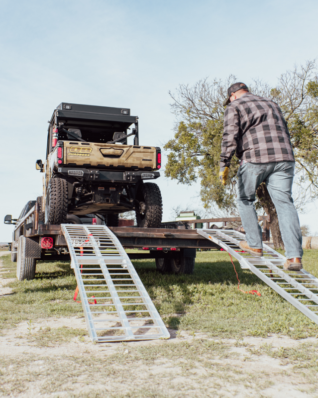 QuadBoss 1500 Arched Ramp  94in x 18in  (7.8ft x 1.5 ft)
