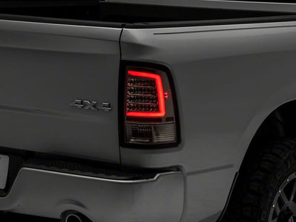 Raxiom 09-18 Dodge RAM 1500 Axial Series LED Tail Lights- Chrome Housing- Clear Lens