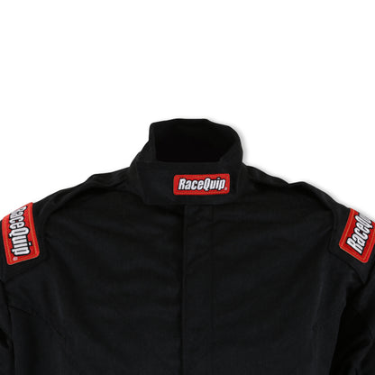 RaceQuip Black Chevron-5 Jacket SFI-5 - Small