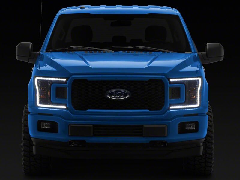 Raxiom 18-20 Ford F-150 CXR Series V2 LED Headlights- Black Housing- Clear Lens