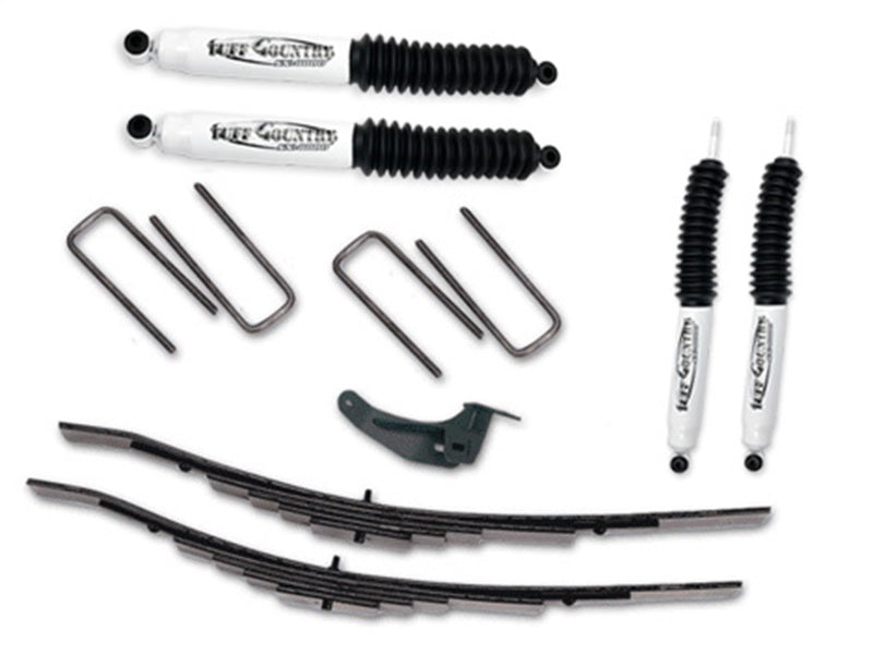 Tuff Country 00-04 F-250 Super Duty 4wd (w/351) 2.5in Level Kt Frt w/Leaf Springs 22963K (SX8000)