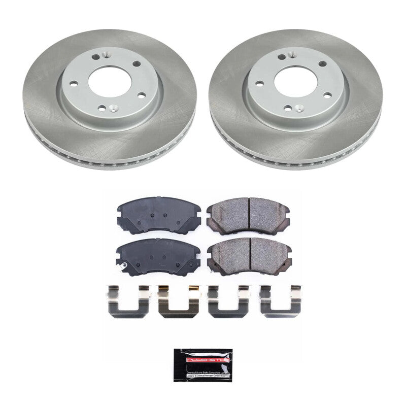 Power Stop 05-10 Kia Sportage Front Semi-Coated Rotor Kit