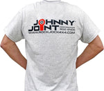 RockJock T-Shirt w/ Johnny Joint Logos Front and Back Gray Medium