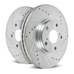 Power Stop 16-19 Acura ILX Rear Evolution Drilled & Slotted Rotors - Pair