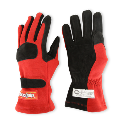 RaceQuip Red 2-Layer SFI-5 Glove - XL