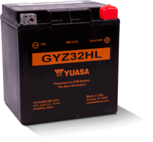 Yuasa GYZ32HL High Performance Maintenance Free AGM 12 Volt Battery