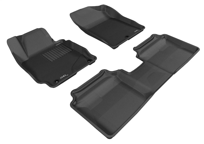 3D MAXpider 11-13 Hyundai Elantra Sedan / Elantra Coupe 2013 Kagu Black Full Set