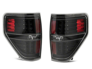 Raxiom 09-14 Ford F-150 Styleside LED Tail Lights- Blk Housing (Clear Lens)