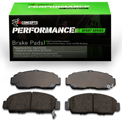 R1 99-14 Honda Accord Sedan Front Performance Sport Brake Pads