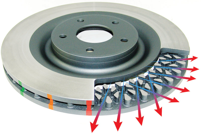 DBA 15-20 Ford Mustang GT (w/380mm Front Rotor/Brembo Calipers) Rear 5000 Series Drill & Slot Ring