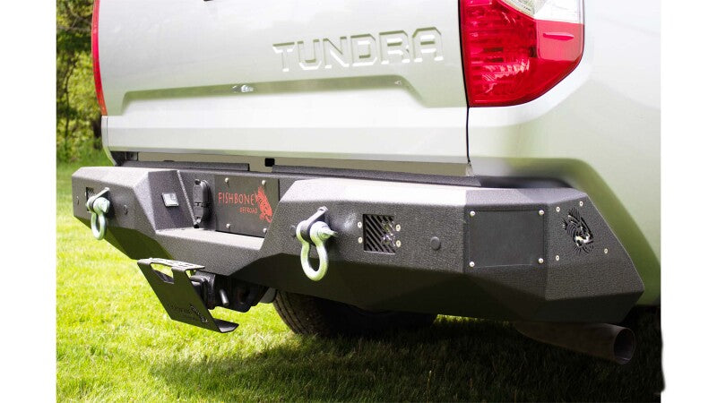 Fishbone Offroad 14-21 Toyota Tundra Rear Bumper - Black Texture