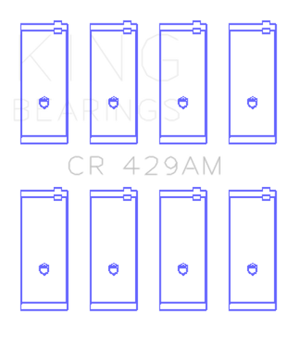King Engine Bearings Toyota 2A/3A/4A (Size STD) Rod Bearing Set