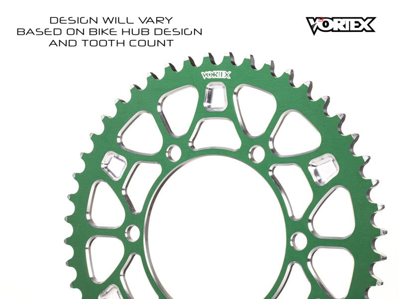 Vortex Racing V4 54 Tooth 520 Rear Sprocket - Green