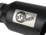 aFe Power Universal 5in Inlet 8in Outet MACH Force-XP Clamp-On Exhaust Tip - Black