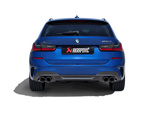 Akrapovic 20-22 BMW M340i (G20, G21) Slip-On Line (Titanium) (Requires BMW Part #18308686640)