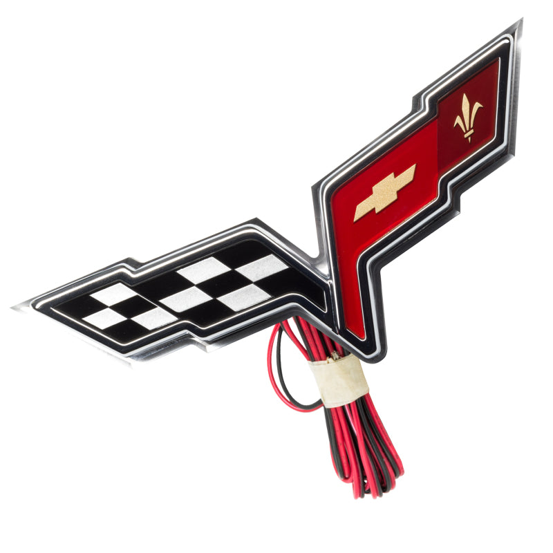Oracle Chevrolet Corvette C6 Illuminated Emblem - Dual Intensity - Green