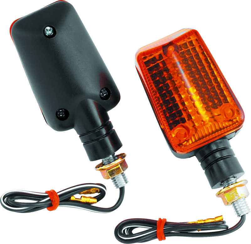 BikeMaster Universal Ministalk Marker Light - Black/Amber