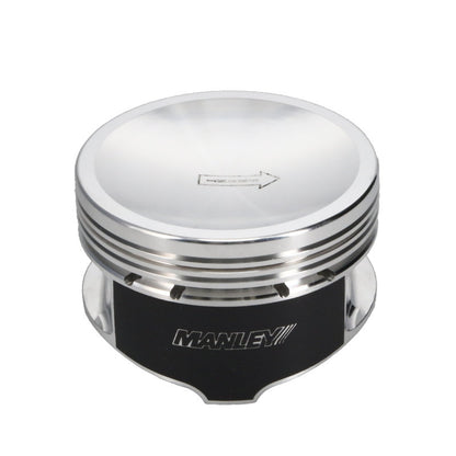 Manley 5.4L Ford Modular -18cc Spherical Dish 3.572in Bore 1.22in CD Extreme Duty Pistons - Set of 8