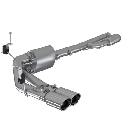 MBRP 2019+ Chevrolet Silverado 1500 4.5L/5.3L Pre-Axle Dual Side Exit w/ 4in OD Tip- T304