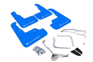 Rally Armor 15-21 Subaru WRX/STI Blue UR Mud Flap w/White Logo