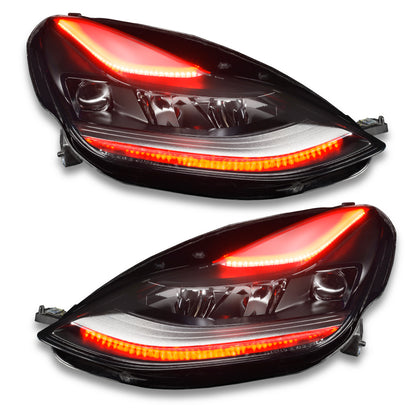 Oracle 2021+ Tesla Model 3 Dynamic ColorSHIFT  Headlight DRL Upgrade Kit