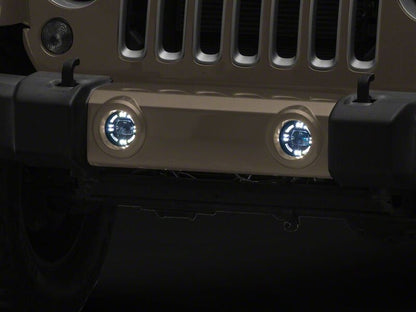 Raxiom 07-18 Jeep Wrangler JK V2 LED Fog Lights with Amber Turn Signals