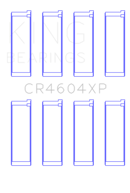 King 07-09 Mazdaspeed 3 L3-VDT MZR DISI (t) Duratec High Performance Rod Bearing Set - Size +0.25mm