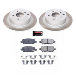 Power Stop 07-18 Nissan Sentra Rear Semi-Coated Rotor Kit