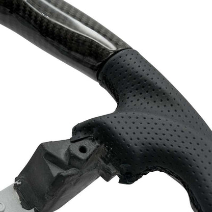 NRG 12-23 Toyota Tacoma OEM Plus Carbon Fiber Steering Wheel w/ Black Stitch & Red Center Mark