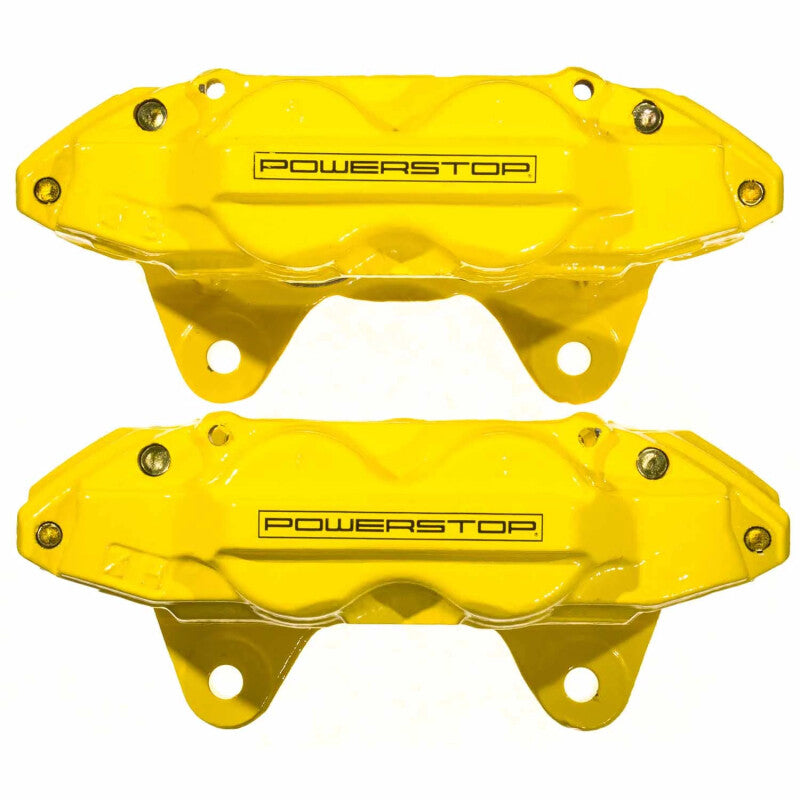 Power Stop 10-15 Toyota 4Runner Front Yellow Caliper Pair w/o Bracket