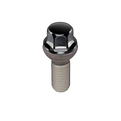 McGard Hex Lug Bolt (Radius Seat) M14X1.5 / 17mm Hex / 28.1mm Shank Length (Box of 50) - Black