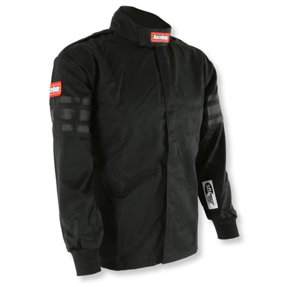 RaceQuip Black Trim SFI-1 JR. Jacket - Kids Medium