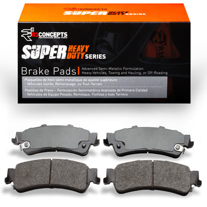 R1 99-11 GMC Sierra 1500 2WD (Excl Heavy Duty & Limited) Rear Super Duty Brake Pads