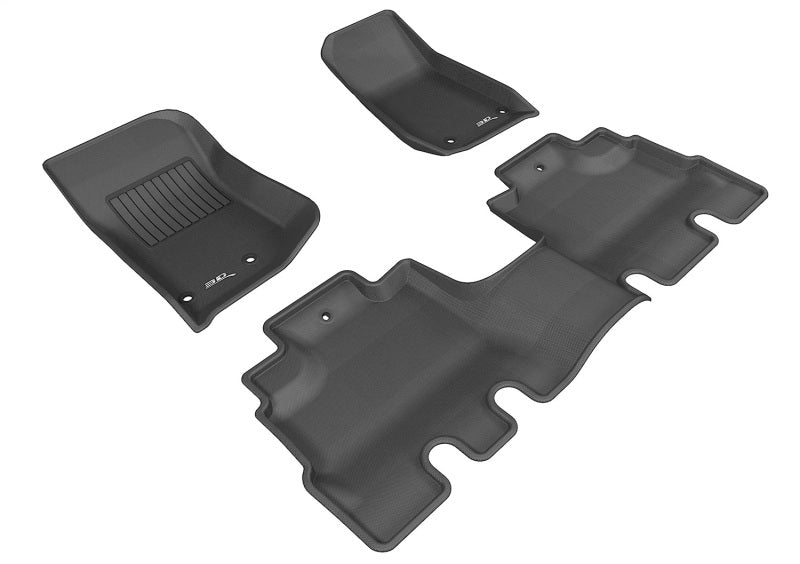 3D MAXpider 14-18 Jeep Wrangler JK UnLimited Kagu Black Full Set