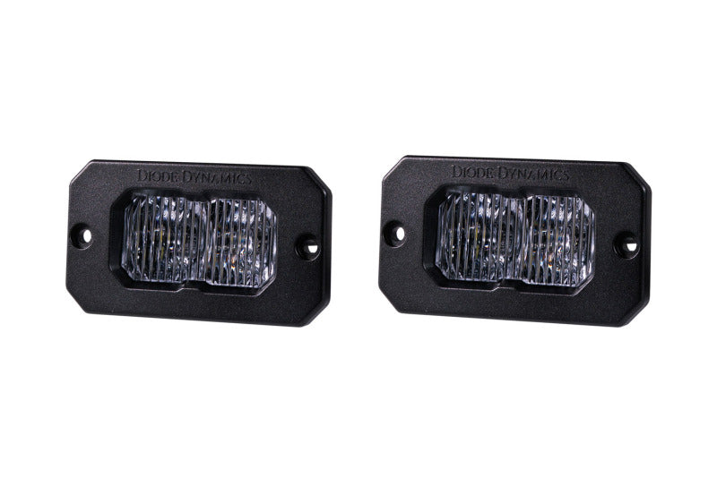 Diode Dynamics Stage Series 2 In LED Pod Pro - White Fog Flush ABL (Pair)