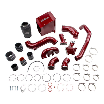 Wehrli 06-07 Chevrolet Duramax 6.6L LBZ Stage 2 High Flow Intake Bundle Kit - Bengal Silver