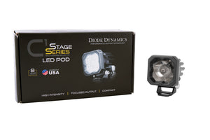 Diode Dynamics Stage Series C1 LED Pod Pro - White Spot Standard ABL Each