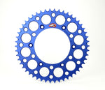 Renthal 99-24 Yamaha YZ125-450/ WR250-450 Rear Grooved Sprocket - Black 520-46P Teeth